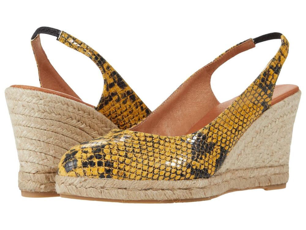 ANDRÉ ASSOUS WOMEN'S RAISA PLATFORM, YELLOW SNAKE, 9